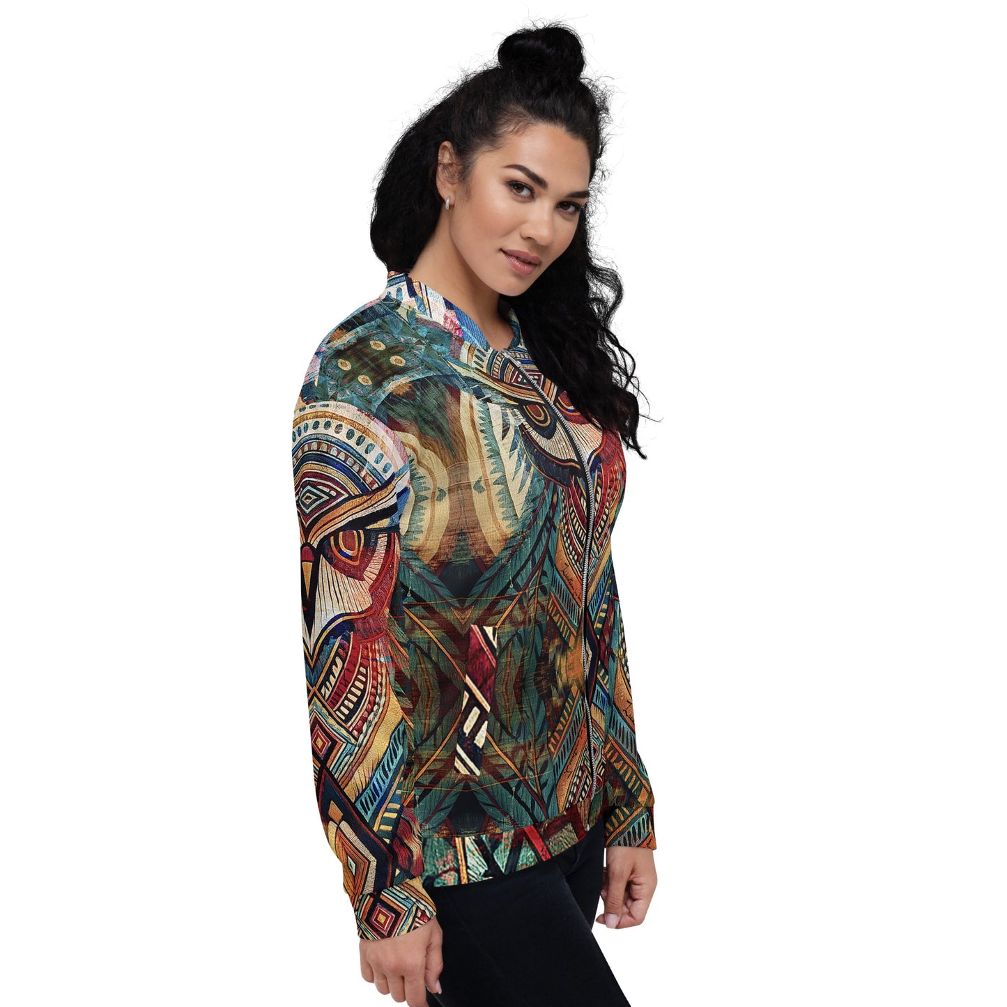 Woodland Owl Signature Collection Unisex Bomber Jacket