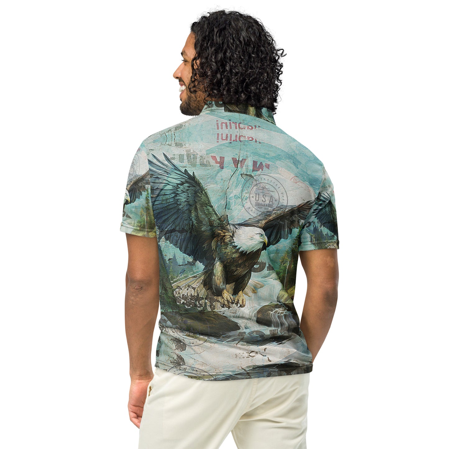 Men’s "Flight Of The Eagle" Signature Collection slim fit polo