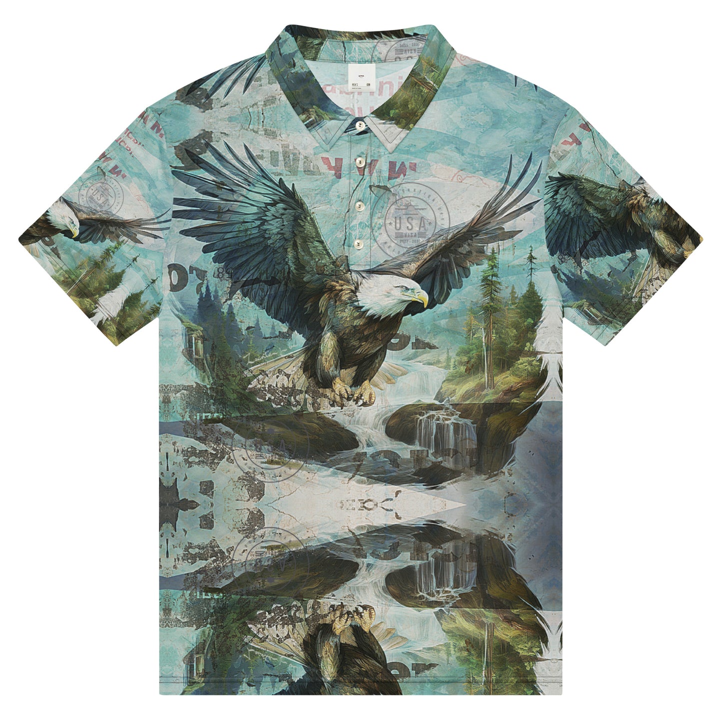 Men’s "Flight Of The Eagle" Signature Collection slim fit polo