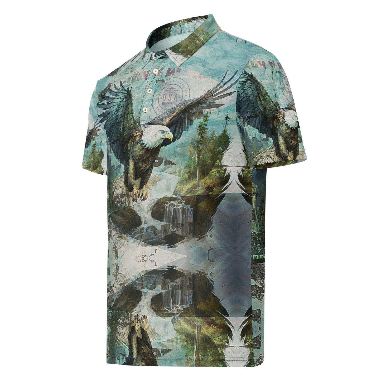 Men’s "Flight Of The Eagle" Signature Collection slim fit polo