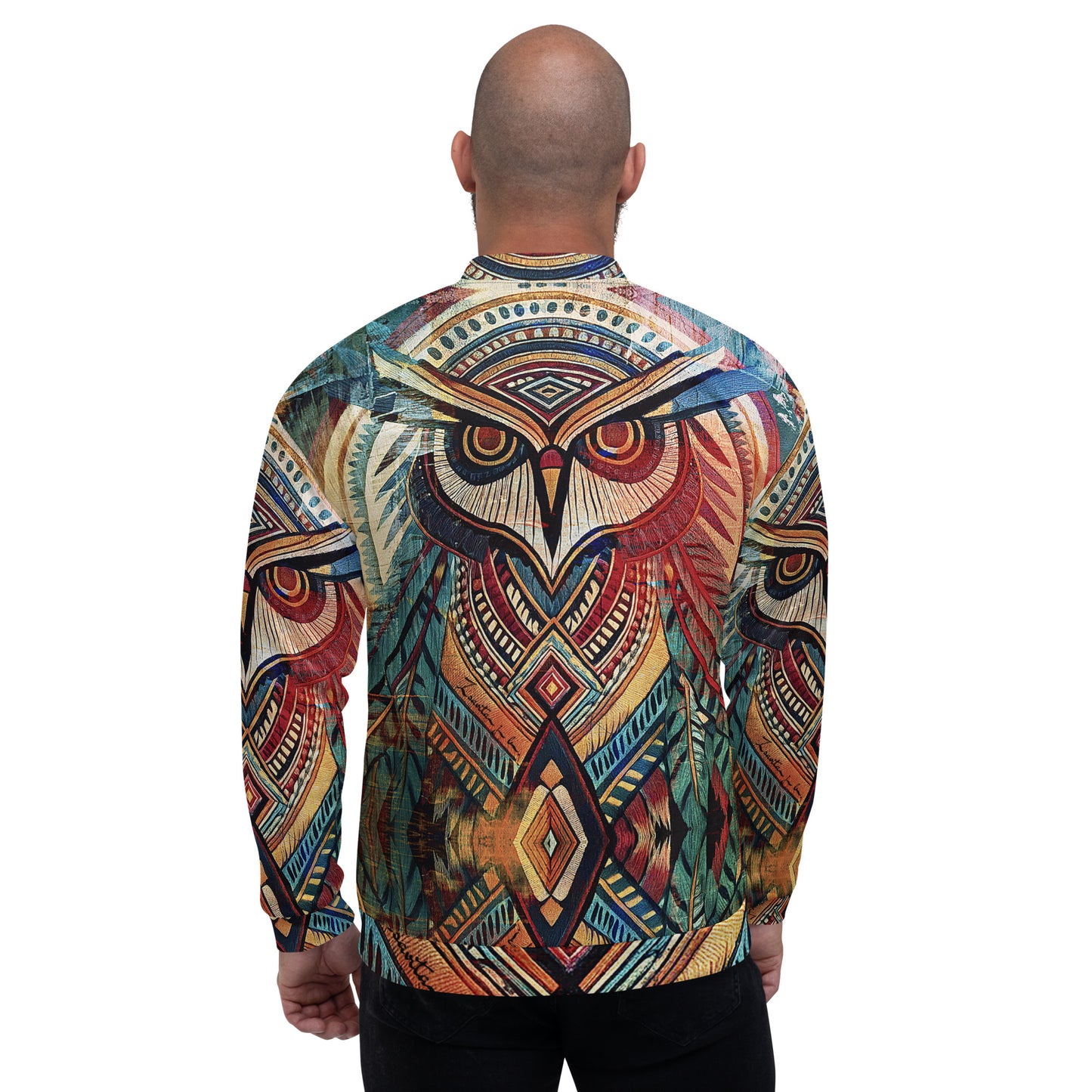 Woodland Owl Signature Collection Unisex Bomber Jacket