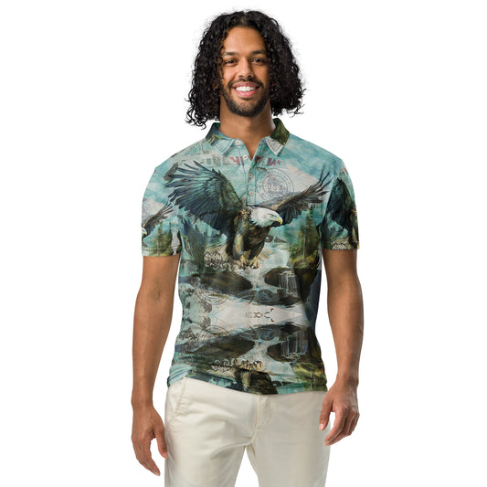 Men’s "Flight Of The Eagle" Signature Collection slim fit polo